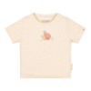 Zandkleurige t-shirt met egeltje - Short sleeve t-shirt sand melee